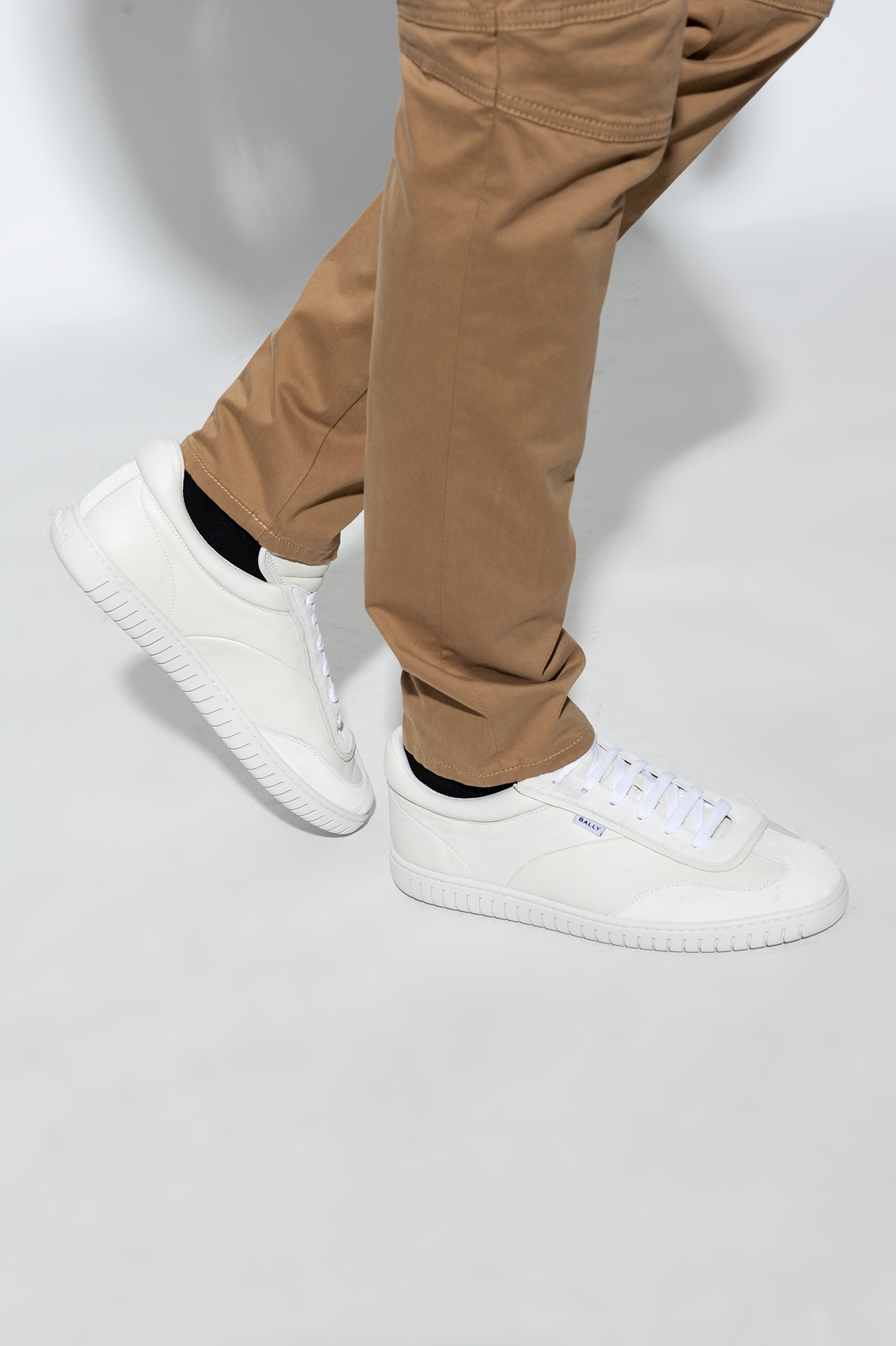 All white bally clearance shoes